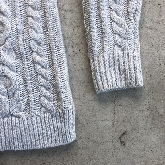 LOFT Cowl Neck cotton/wool knit sweater, small - Picture 5 of 6